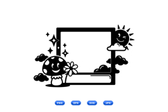 Hand Drawn Mushroom Frame For Kids Product Image 1