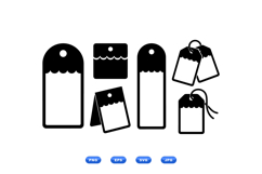 Scalloped Gift Tag SVG For Crafts Product Image 1