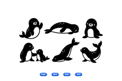 Hand Drawn Seal Clipart For Nursery Decor Product Image 1