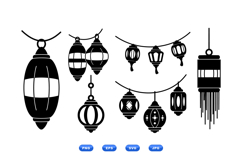 Hand Drawn Lantern Vector For Party Decor Product Image 1