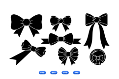 Hand Drawn Ribbon Bow For Crafts Product Image 1