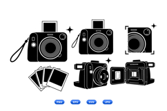 Hand Drawn Camera Illustration For Crafts Product Image 1