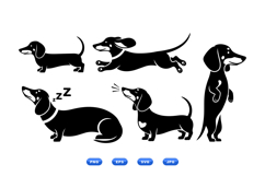 Hand Drawn Dachshund SVG For Crafts Product Image 1