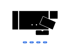 Minimal Geometric SVG For Crafts Product Image 1