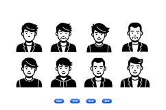 Male Avatar Vector Icon For Profiles Product Image 1