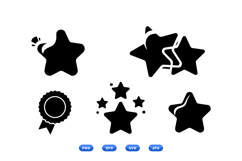 Hand Drawn Star Icons For Party Invitations And Crafts Product Image 1