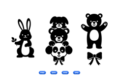 Cute Baby Animal Clipart For Nursery Projects Product Image 1