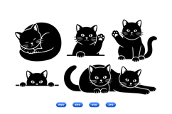 Hand Drawn Cat SVG For Crafts And Gifts Product Image 1