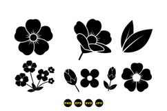 Minimal Floral SVG Icon For Crafts Product Image 3
