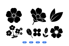 Minimal Floral SVG Icon For Crafts Product Image 2