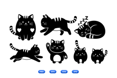 Hand Drawn Cat SVG For Crafts And Printables Product Image 1