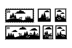 Postage Stamp SVG For Craft Projects Product Image 2