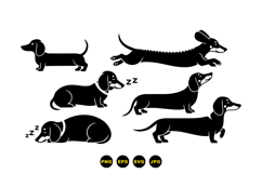 Dachshund SVG For Crafts And Printables Product Image 3