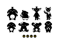 Hand Drawn Kawaii Animal Clipart Product Image 3