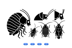 Roach Vector Illustration For Crafts Product Image 2