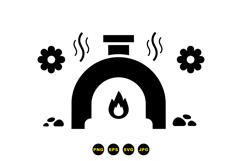 Hand Drawn Wood Fired Oven SVG For Invitations Product Image 3