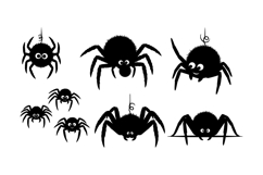 Hand Drawn Spider SVG For Halloween Crafts Product Image 2