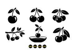 Vector Cherry Clipart For Invitations Product Image 3