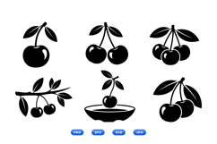 Vector Cherry Clipart For Invitations Product Image 2