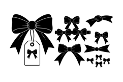 Bow And Ribbon Clipart For Gifts Product Image 1