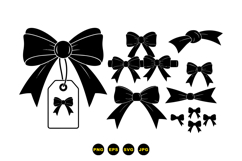 Bow And Ribbon Clipart For Gifts Product Image 3