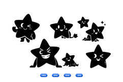 Cute Star Character SVG For Kids Crafts Product Image 1