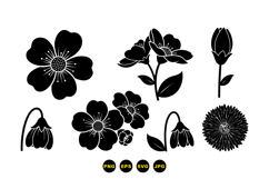 Hand Drawn Floral SVG For Invitations Product Image 3
