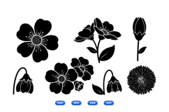 Hand Drawn Floral SVG For Invitations Product Image 2