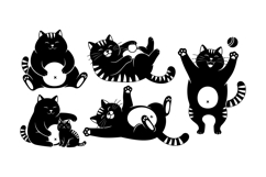Cat SVG Clipart For Crafts And Prints Product Image 2