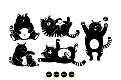 Cat SVG Clipart For Crafts And Prints Product Image 3
