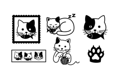 Cute Cat SVG Clipart For Crafts And Printables Product Image 3