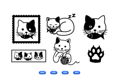 Cute Cat SVG Clipart For Crafts And Printables Product Image 2