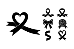 Hand Drawn Ribbon And Rosette SVG For Awards And Crafts Product Image 2