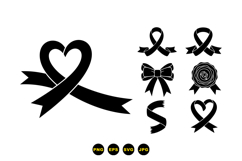 Hand Drawn Ribbon And Rosette SVG For Awards And Crafts Product Image 3