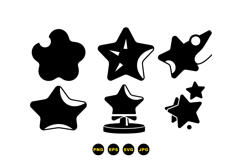 Hand Drawn Star SVG For Crafts Product Image 3