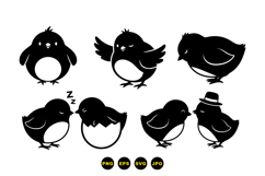 Hand Drawn Chick Clipart For Invitations Product Image 3