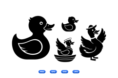 Hand Drawn Rubber Duck Vector Product Image 2