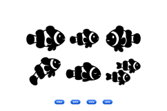 Hand Drawn Clownfish SVG For Nursery Decor Product Image 1