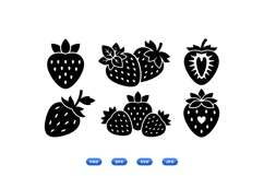 Hand Drawn Strawberry Clipart For Party Decor And Crafts Product Image 1