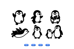 Cute Penguin SVG For Crafts And Printables Product Image 1