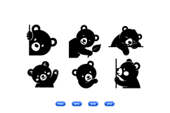 Hand Drawn Bear Clipart For Kids Product Image 1