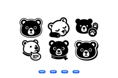 Hand Drawn Bear Icon For Kids Projects Product Image 1