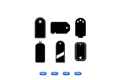 Editable Tag Vector Shapes For Crafts Product Image 1
