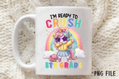 5TH Back to School Unicorn Sublimation Product Image 3