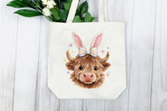 Easter Highland Cow png Product Image 6