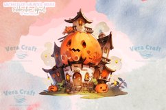 Haunted House Halloween Sublimation Clipart Product Image 6