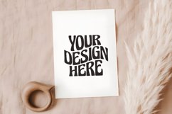 Baby Shower Card Mockup, Invitation Card, 5x7 Card Mockup, Product Image 1