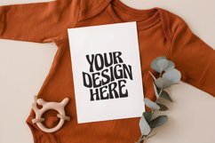 Baby Shower Card Mockup, Invitation Card , 5x7 Card Mockup, Product Image 1