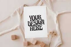 Baby Shower Card Mockup, Invitation Card, 5x7 Card Mockup, Product Image 1