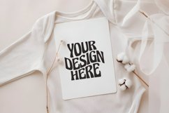 Baby Shower Card Mockup, Invitation Card, 5x7 Card Mockup, Product Image 1